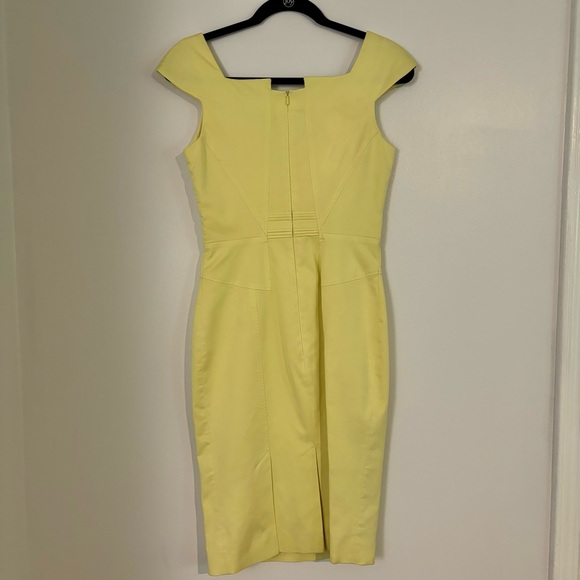 Karen Millen Yellow Cocktail Dress - Picture 5 of 6